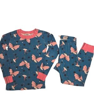 Hanna Andersson Organic Cotton Girls Ballerina Butterfly Pajamas Set 110cm US 5